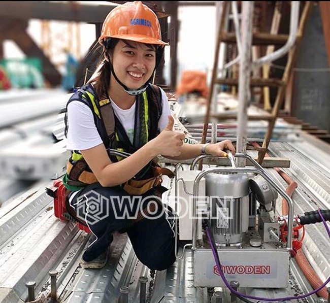 沃頓液壓扳手泵用于越南鋼結構現場